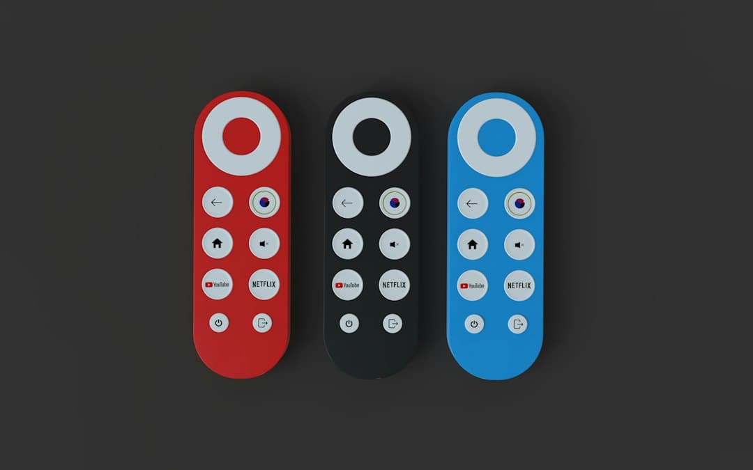 Écran de Smart TV affichant une application de streaming